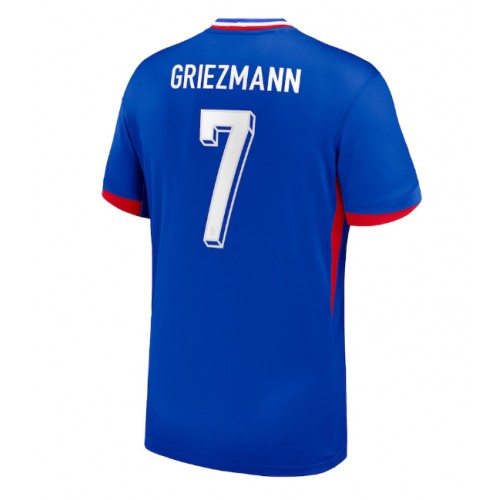 Fotballdrakt Herre Frankrike Antoine Griezmann #7 Hjemmedrakt EM 2024 Kortermet